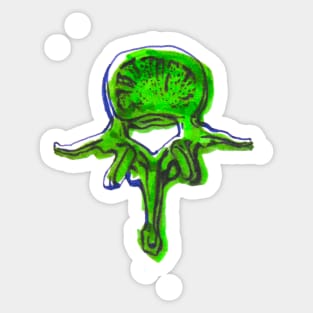 Lumbar Vertebrae Sticker